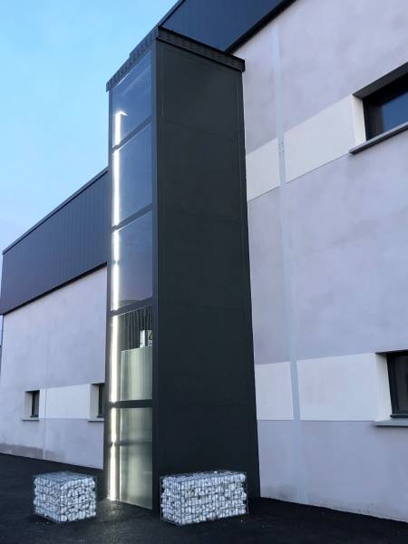 DIP Ascenseurs : Pose et installation d'un ascenseur dans le Centre Médical de Lavaur (Tarn - 81)