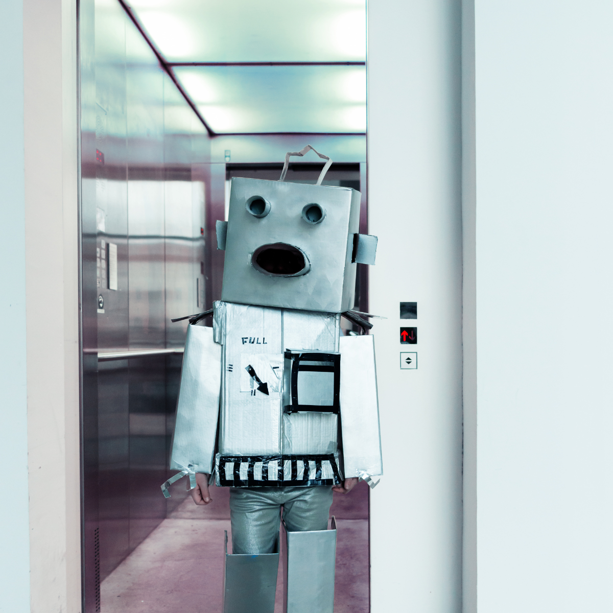 Intelligence artificielle technologie ascenseur